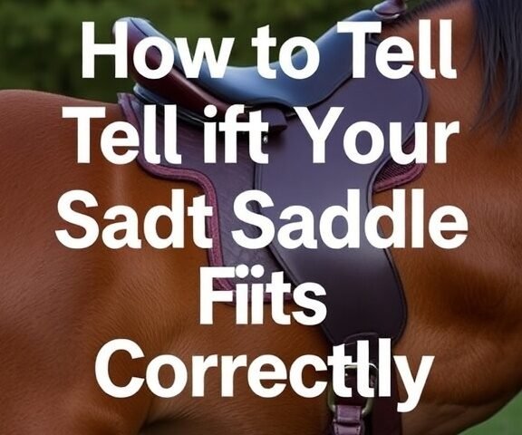 How To Tell If Your Saddle Fits Correctly