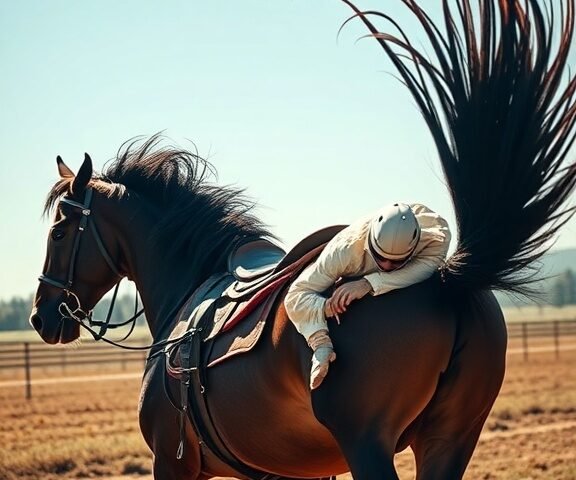 Why Your Horse Swishes Its Tail While Riding